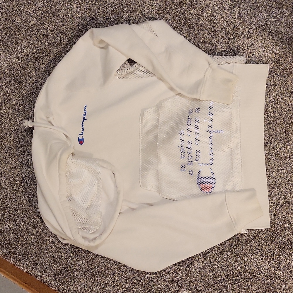 Champion Men's Hoodie, White